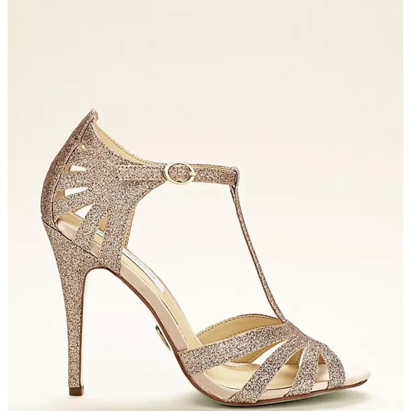 Blue by Betsey Johnson Tee Champagne wedding sandals - Picture 2 of 10